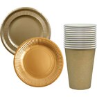 SUR TOUTE LA VAISSELLE À JETER ASSORTIE OR OU ARGENT : SOUS ASSIETTES Ø 30 CM, ASSIETTES Ø 23 CM ET GOBELETS 20 CL - CARREFOUR HOME - Carrefour à Trappes SUR TOUTE LA VAISSELLE À JETER ASSORTIE OR OU ARGENT : SOUS ASSIETTES Ø 30 CM, ASSIETTES Ø 23 CM ET GOBELETS 20 CL - CARREFOUR HOME en promo chez Carrefour Trappes