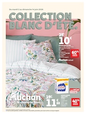 Prospectus Supermarchés Auchan Hypermarché en cours à Mûrs-Erigné et alentours, "COLLECTION BLANC D'ÉTÉ", 8 pages, 02/06/2026 - 14/06/2026 Catalogue Supermarchés Auchan Hypermarché en cours à Mûrs-Erigné et alentours, "COLLECTION BLANC D'ÉTÉ", 8 pages, 02/06/2026 - 14/06/2026