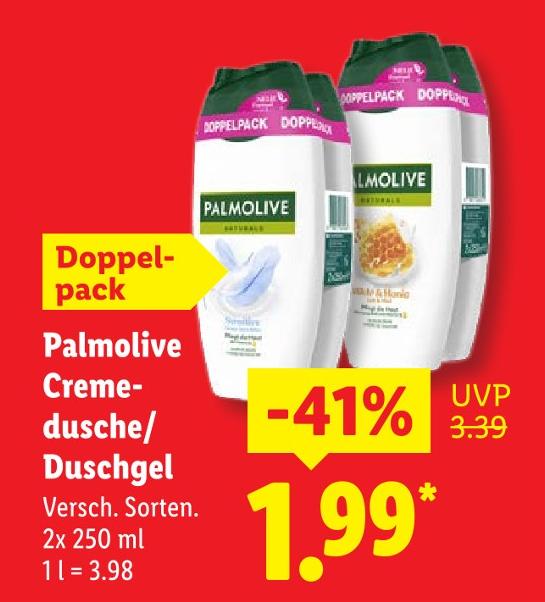 Creme-Dusche/Duschgel