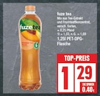 Mix aus Tee-Extrakt und Fruchtsaftkonzentrat von fuze tea im aktuellen EDEKA Prospekt