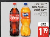 Coca-Cola im E xpress Prospekt Coca-Cola von Coca-Cola im aktuellen E xpress Prospekt für 1,19 €