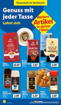 Kaffee im Lidl Prospekt "LIDL LOHNT SICH" mit 69 Seiten (Fürth)