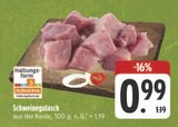 Schweinegulasch im Angebot bei E center in Coburg Schweinegulasch Angebote bei E center Coburg für 0,99 €