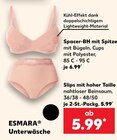 Spacer-BH mit Spitze im Angebot bei Kaufland in Menden Spacer-BH mit Spitze Angebote von ESMARA bei Kaufland Menden für 5,99 €