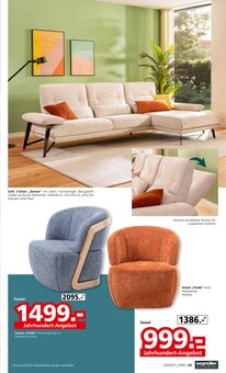 Couch im Segmüller Prospekt "Bestes Handwerk seit 1925" mit 30 Seiten (Frankfurt (Main))