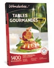 TABLES GOURMANDES - Wonderbox dans le catalogue Auchan Hypermarché
