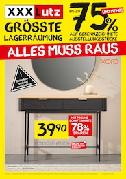 Der aktuelle XXXLutz Prospekt Der aktuelle XXXLutz Prospekt ALLES MUSS RAUS
