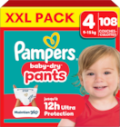 CULOTTES  BABY DRY PAMPERS - PAMPERS en promo chez Auchan Hypermarché Issy-les-Moulineaux