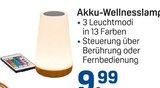 Akku-Wellnesslampe im Rossmann Prospekt Akku-Wellnesslampe im aktuellen Rossmann Prospekt für 9,99 €