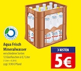 Aqua Frisch Mineralwasser bei famila Nordost im Uetersen Prospekt für 5,00 €