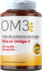 OM3 Huile de poissons sauvages Riche - OM3 - NaturéO à Levallois-Perret OM3 Huile de poissons sauvages Riche - OM3 en promo chez NaturéO Levallois-Perret à 22,69 €
