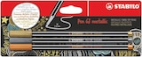3 feutres métallisés pen 68 metallic - Stabilo en promo chez Intermarché Hyper 3 feutres métallisés pen 68 metallic - Stabilo dans le catalogue Intermarché Hyper