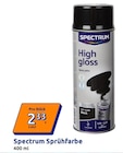 Sprühlack High Gloss Black von Spectrum für 2,33 € bei Action im Angebot Sprühlack High Gloss Black von Spectrum im aktuellen Action Prospekt