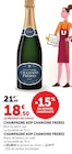 Champagne AOP - CHANOINE FRERES en promo chez Hyper U Pontarlier à 18,50 €