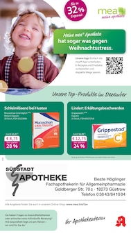 Aktueller mea - meine apotheke Prospekt für Güstrow und Ungebung, Seiten zum blättern mea - meine apotheke Prospekt Unsere Dezember-Angebote mit Seiten in Güstrow und Umgebung