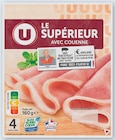 Super U Saint-Python - Promo Jambon supérieur avec couenne Promo Jambon supérieur avec couenne à 1,88 € dans le catalogue Super U à Saint-Python