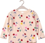 Langarmshirt Pro Climate mit Kirschen-Muster, beige, Gr. 92 im dm-drogerie markt Prospekt Langarmshirt Pro Climate mit Kirschen-Muster, beige, Gr. 92 von ALANA im aktuellen dm-drogerie markt Prospekt für 7,90 €