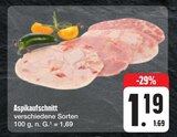 Aktuelles Aspikaufschnitt Angebot bei E center in Nürnberg ab 1,19 €