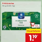 9-Kräutertee Angebote bei Netto Marken-Discount Nordhausen für 1,19 €