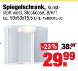 Spiegelschrank Angebot in Aschersleben, Sachs-Anh Spiegelschrank im aktuellen Prospekt bei tejo's SB Lagerkauf in Aschersleben, Sachs-Anh