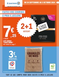 Offre Café Moulu dans le catalogue E.Leclerc du moment à la page 1