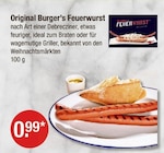 Original Burger’s Feuerwurst von Burger im aktuellen V-Markt Prospekt für 0,99 €