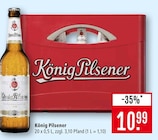 König Pilsener im Angebot bei Marktkauf in Ulm König Pilsener Angebote bei Marktkauf Ulm für 10,99 €