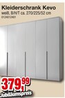 Aktuelle Kleiderschrank Angebote bei Die Möbelfundgrube in Saarbrücken Aktuelles Kleiderschrank Kevo Angebot bei Die Möbelfundgrube in Saarbrücken ab 379,99 €