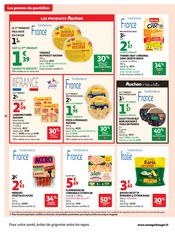 Promos Pizza dans le catalogue "PETIT DÉJ & GOÛTER" de Auchan Hypermarché Pizza en promo dans le catalogue Auchan Hypermarché à la page 18