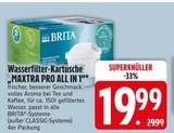 Wasserfilter-Kartusche „MAXTRA PRO ALL IN 1“ Angebote von BRITA bei EDEKA Rosenheim für 19,99 €