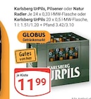 UrPils Angebote von Karlsberg bei GLOBUS Pirmasens für 11,99 €