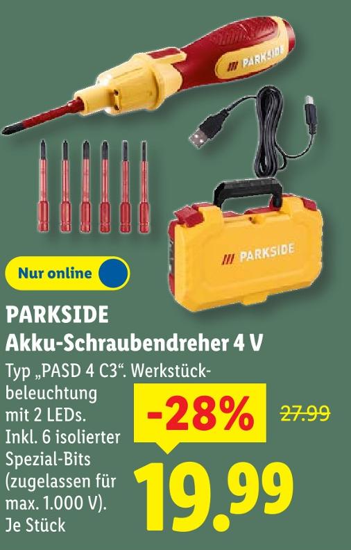 Akku-Schraubendreher 4 V