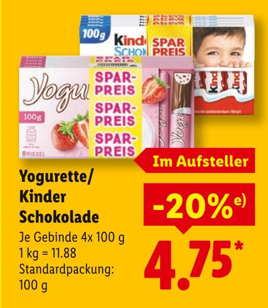 Kinder Schokolade