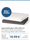 Spannbettlaken, Weiß Angebote bei E center Regensburg für 16,99 €