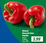 Lidl - Deutsche Rote Paprika Angebot im Prospekt Deutsche Rote Paprika bei Lidl im Prospekt "" für 3,99 €