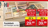 Puzzletisch bis 1000 Teile von Hi für 29,99 € bei Zimmermann im Angebot Puzzletisch bis 1000 Teile von Hi im aktuellen Zimmermann Prospekt
