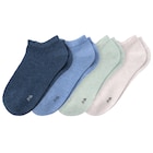 4 Paar Jungen Sneaker-Socken meliert für 6,00 € bei Ernstings family im Angebot 4 Paar Jungen Sneaker-Socken meliert im aktuellen Ernstings family Prospekt