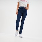 Jeans skinny taille haute denim brut femme dans le catalogue La Halle