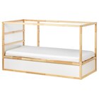 Aktuelles Bett umbaufähig weiß/Kiefer Angebot bei IKEA in Bottrop ab 159,00 €