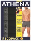 LOT DE 6 BOXERS HOMME - ATHENA en promo chez Super U Mulhouse à 22,90 €