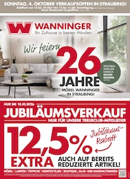 Möbel Wanninger Prospekt "Wir feiern 26 Jahre" für Bogen, 32 Seiten, 29.09.2026 - 10.10.2026