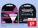 Quattro for Women Rasierklingen Angebote von Wilkinson Sword bei Marktkauf Leinfelden-Echterdingen für 6,99 €