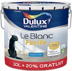 Promo Peinture Le Blanc Facile mat 10 L + 2 L gratuits à 58,90 € dans le catalogue Mr.Bricolage à Quillan