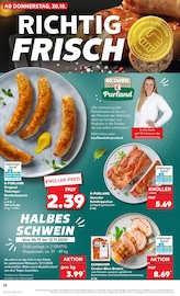 Schweinefilet im Kaufland Prospekt in Frechen Aktueller Kaufland Prospekt mit Schweinefilet, "RICHTIG FRISCH", Seite 28