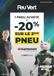 Remorque Angebote im Prospekt "1 PNEU ACHETÉ = -20% SUR LE 2ÈME PNEU" von Feu Vert auf Seite 1