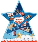 Adventskalender Stern von Kinder für 5,99 € bei Kaufland im Angebot Adventskalender Stern von Kinder im aktuellen Kaufland Prospekt