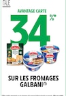 Intermarché Hyper Nogent-le-Rotrou - Promo 34% en Avantage Carte sur les fromages Galbani Promo 34% en Avantage Carte sur les fromages Galbani à dans le catalogue Intermarché Hyper à Nogent-le-Rotrou