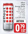 High Energy-Drink von effect für 0,79 € bei EDEKA im Angebot High Energy-Drink von effect im aktuellen EDEKA Prospekt
