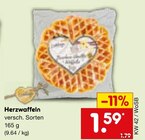 Herzwaffeln  im aktuellen Netto Marken-Discount Prospekt für 1,59 €