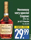 Very Special Cognac von Hennessy im aktuellen EDEKA Prospekt für 29,99 €